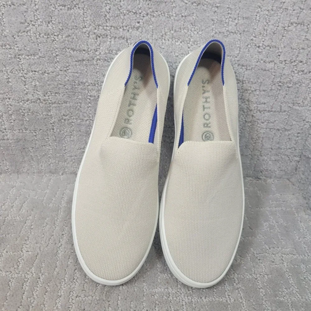 Rothy's The Sneaker Women's Size 9 Sand Round Toe Slip On Comfort Shoes